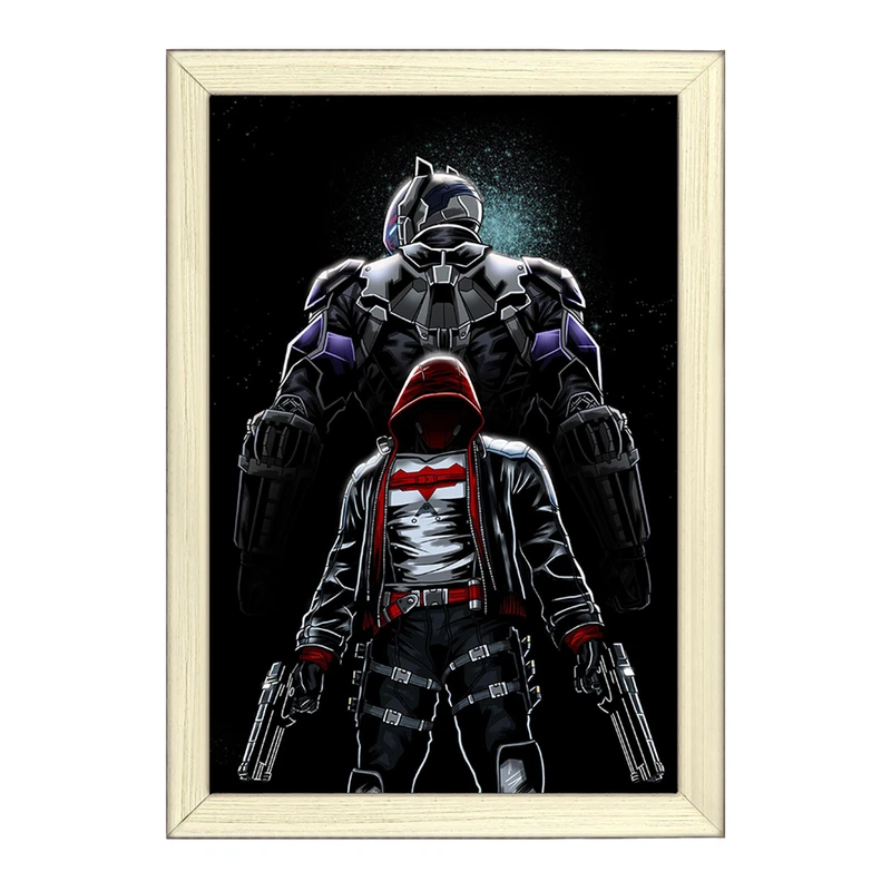 تابلو خندالو طرح بتمن شوالیه آرخام Batman Arkham knight کد 30305