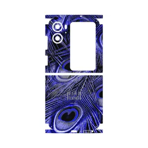 MAHOOT Purple Feather-FullSkin Cover Sticker for Oppo Find N2 Flip