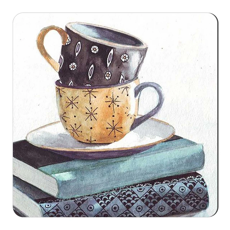  مگنت طرح فنجان و کتاب کد wmg1776