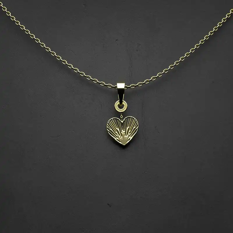 گردنبند طلا 18 عیار زنانه مدوپد مدل گل کد CA10031