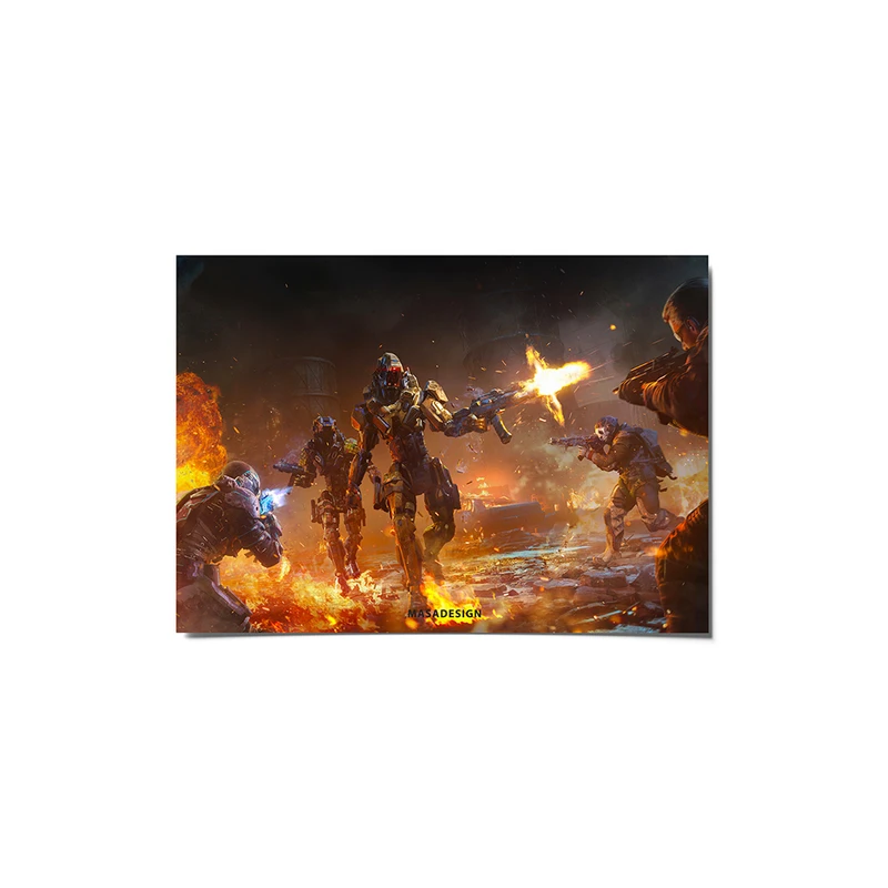 کارت پستال ماسا دیزاین طرح CALL OF DUTY مدل POSTV281