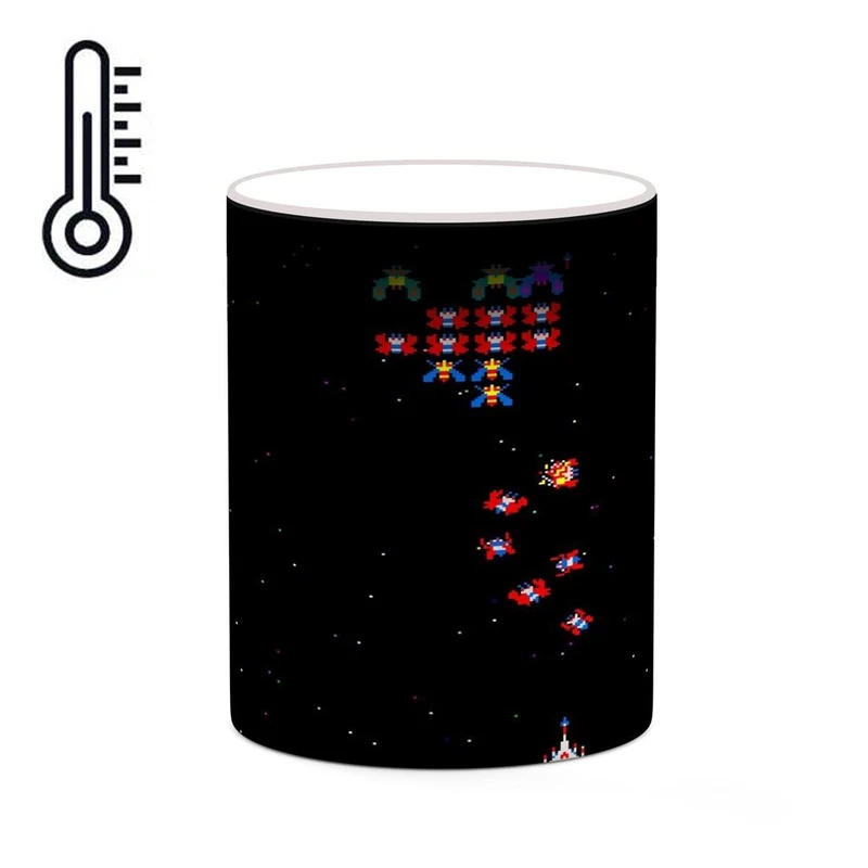 ماگ حرارتی کاکتی مدل بازی گالاگا Galaga کد mgh28577