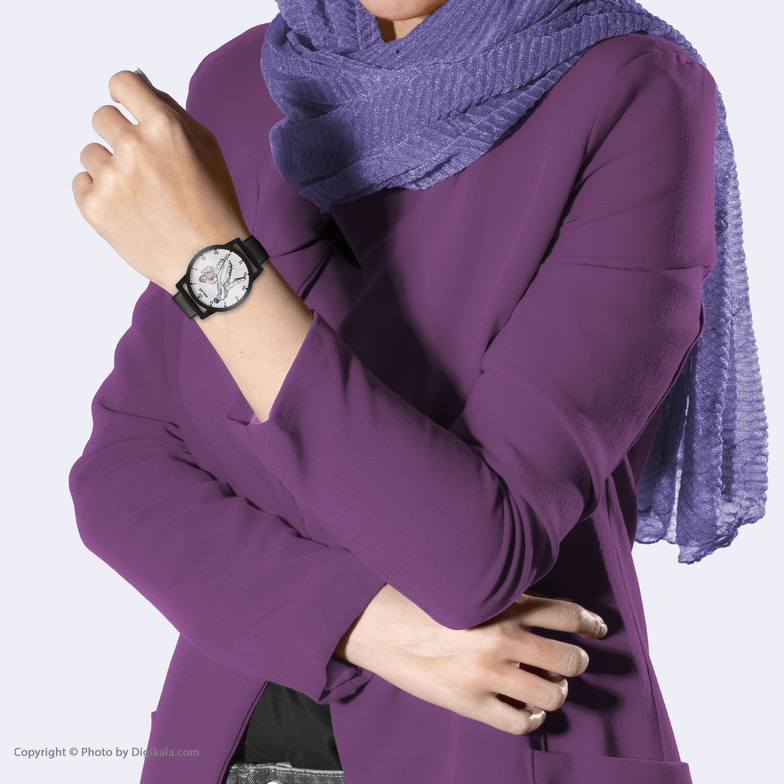 ساعت مچی عقربه ای زنانه و مردانه والار طرح تکواندو کد LF2209 -  - 6