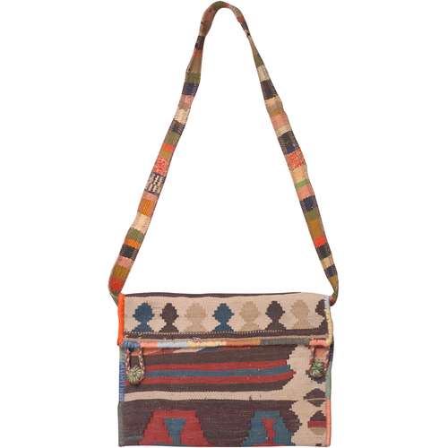 کیف رودوشی فرش هریس مدل گلیم کد 101438