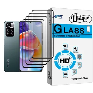 AFS Unique Glass MIX004 Screen Protector For Xiaomi Redmi Note 11 Pro+ 5G Pack Of 4