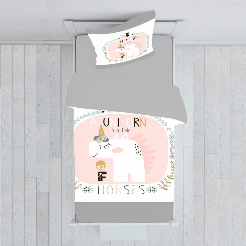 سرویس روتختی مدل یونیکورن TXY475 تک نفره 5 تکه