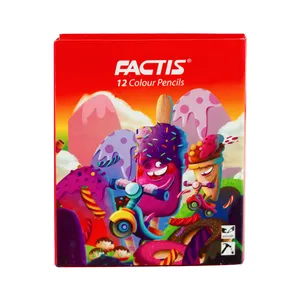 مداد رنگی 12 رنگ فکتیس طرح بستنی