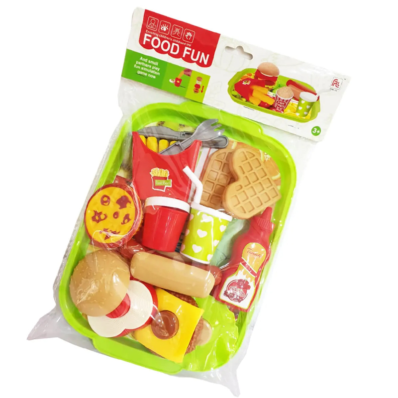 ست اسباب بازی فست فود مدل FOOD FUN کد 8056-02