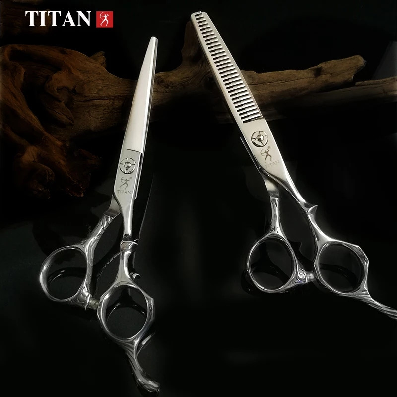 قیچی آرایشگری تیتان مدل B60 مجموعه 2 عددی قیچی آرایشگری تیتان مدل B60 مجموعه 2 عددی