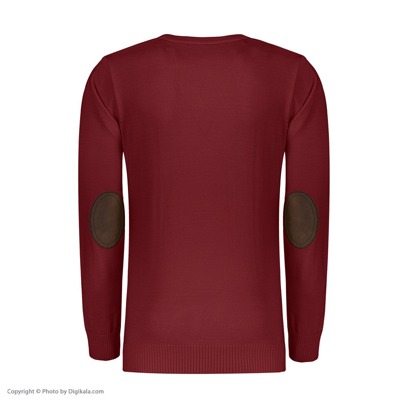 پلیور مردانه تریکو پاییزان کد P700 رنگ زرشکی