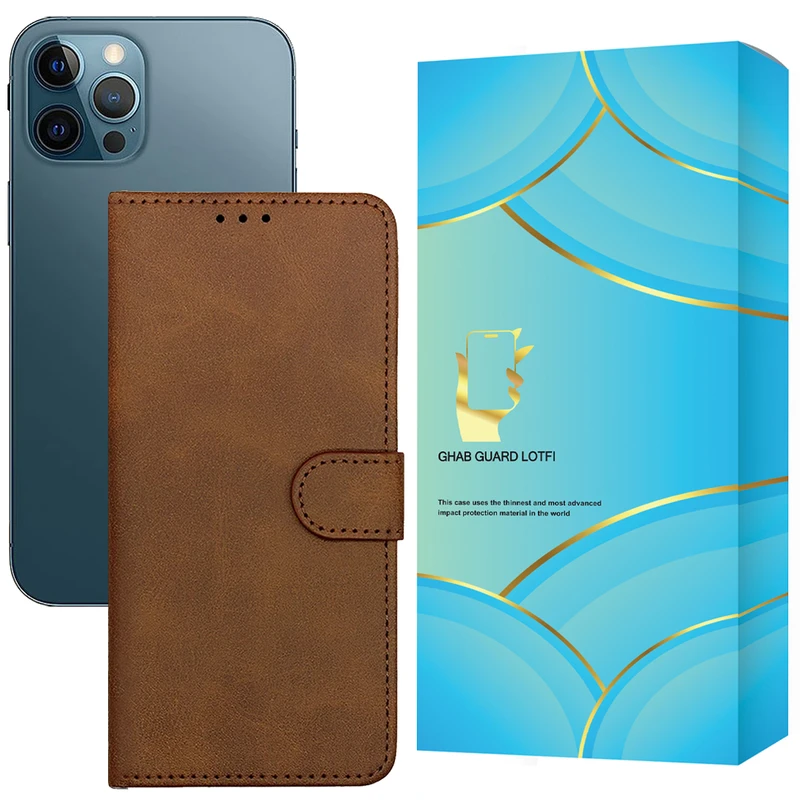 کیف کلاسوری قاب گارد مدل KKG مناسب برای گوشی موبایل اپل iPhone 12 Pro Max