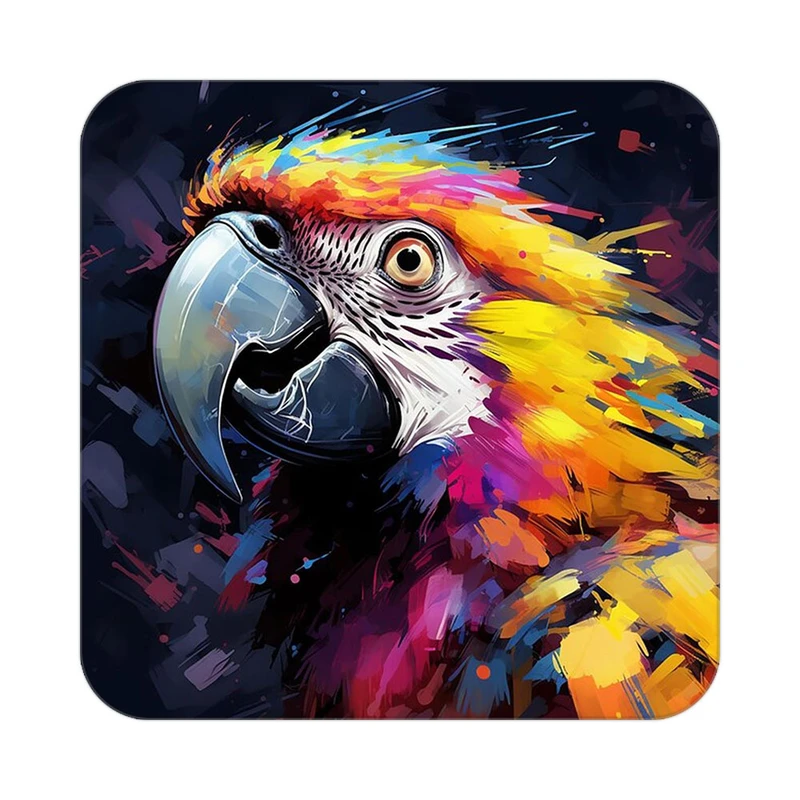 زیر لیوانی کاکتی طرح حیوانات رنگی مدل mp26499