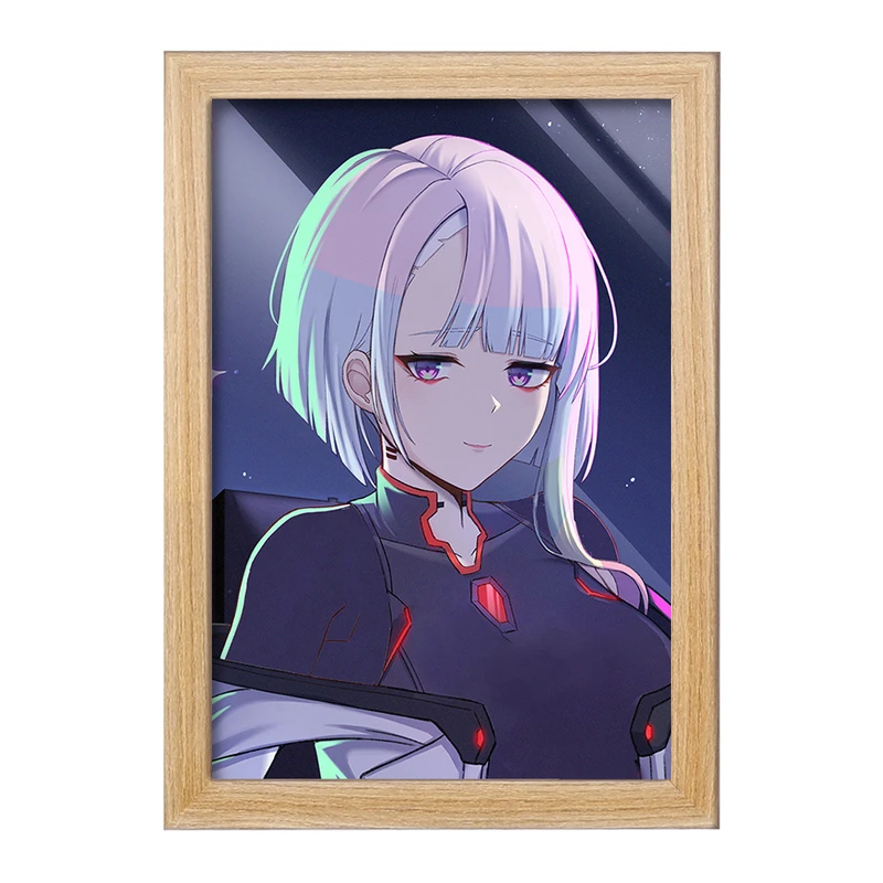 تابلو خندالو مدل لوسی انیمه سایبرپانک کد 23958