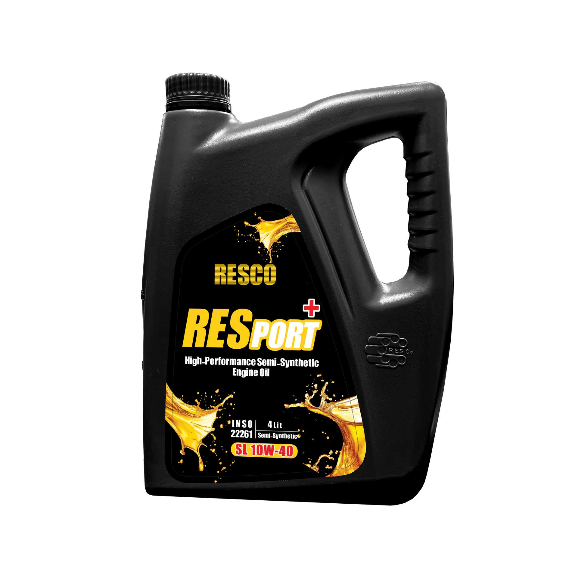 روغن موتور خودرو توربوشارژ، تنفس طبیعی، بنزینی رسکو مدل RESPORT 10W40-SL SL 10W-40 حجم 4 لیتر