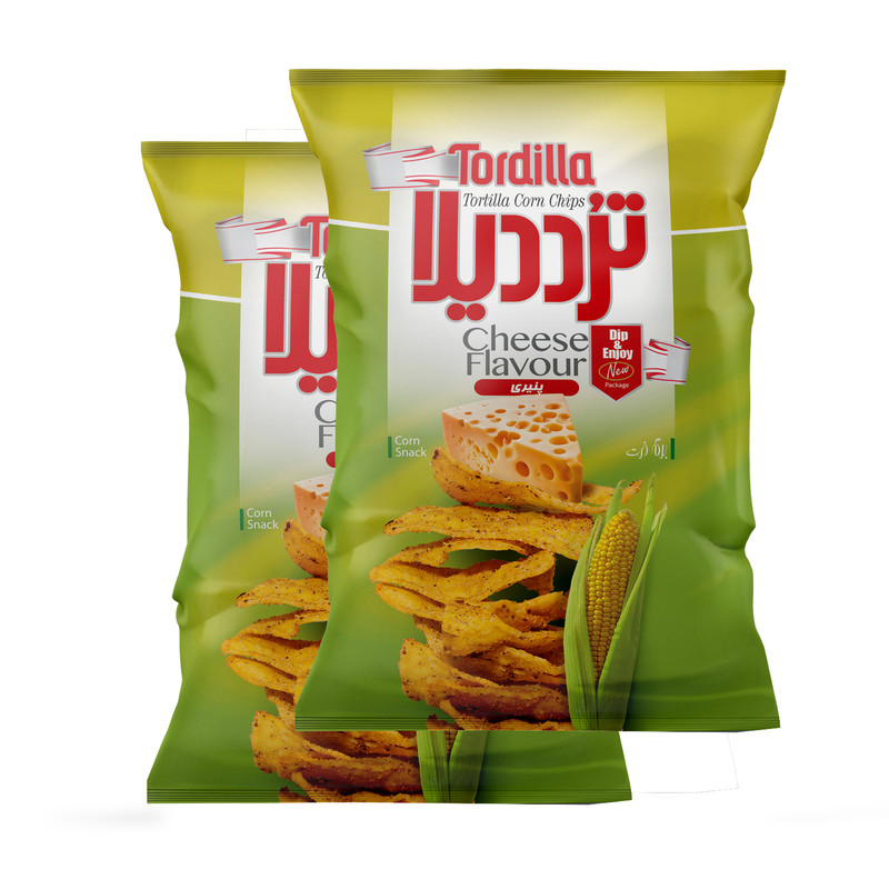 چیپس ذرت پنیری ترددیلا بسته 2 عددی