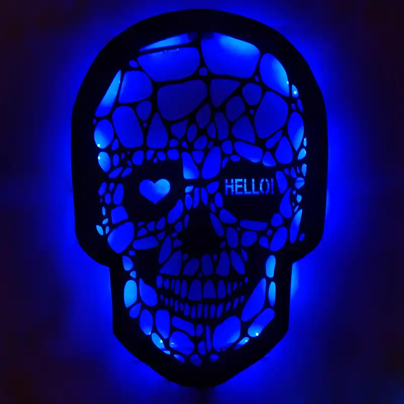 چراغ خواب مدل اسکلت ریموت دار