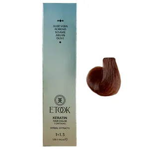 رنگ مو ایتوک شماره 5.5 حجم 100 میلی لیتر رنگ قهوه‌ای طلایی روشن
