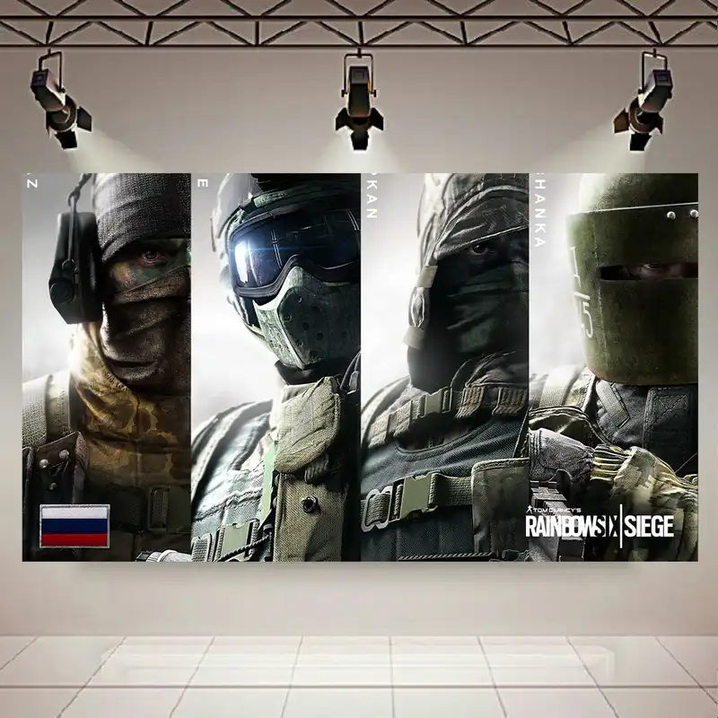 تابلو بوم طرح Game مدل Rainbow six siege کد AR3780