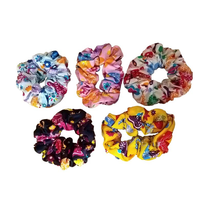 کش مو زنانه مدل گلدار کد K-018