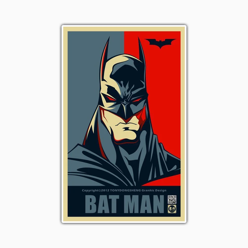 استیکر لپ تاپ و موبایل بووم طرح بتمن2 کد TA10