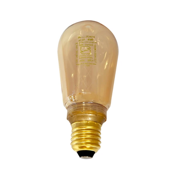 لامپ فیلامنتی 4 وات نمانور مدل دیاموند پایه E27
