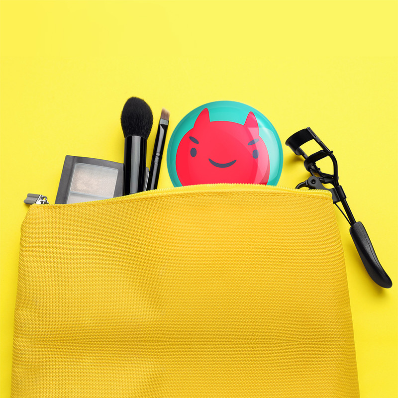 آینه جیبی خندالو مدل ایموجی Emoji  کد 3012