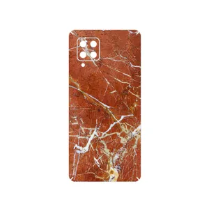 MAHOOT Red Marble Cover Sticker for Samsung Galaxy A42