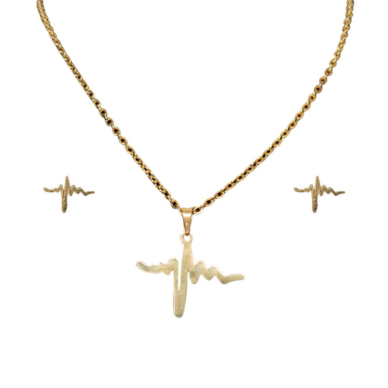 نیم ست زنانه طرح ضربان 130 نیم ست زنانه طرح ضربان 130