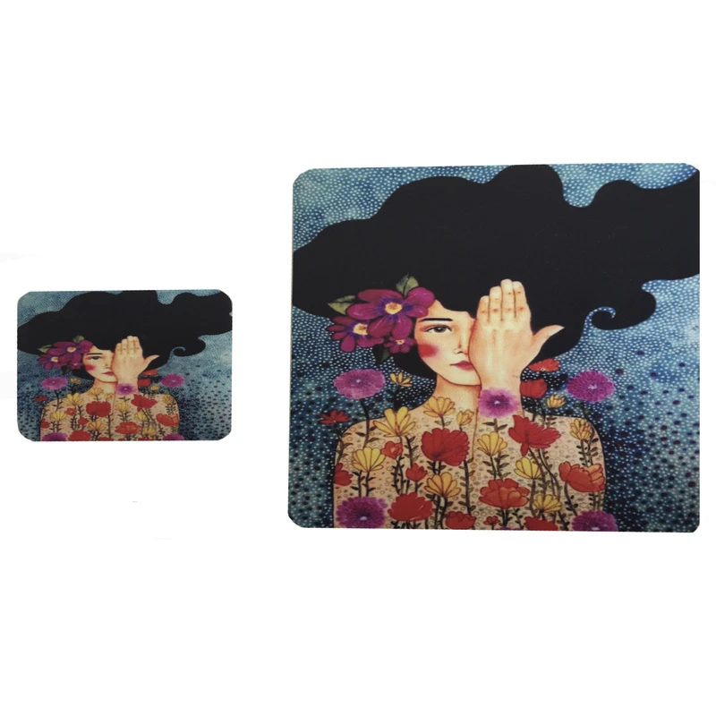 ماوس پد  کد 001  به همراه زیر لیوانی 