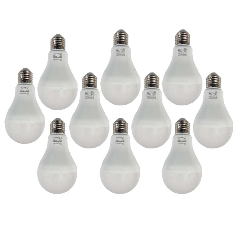 لامپ ال ای دی 12 وات سیماران مدل حبابی پایه E27 مجموعه 10 عددی