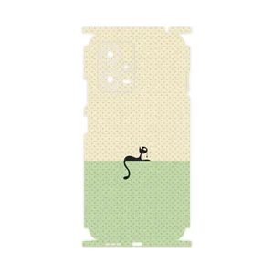MAHOOT Minimal Internet Cat Icon-FullSkin Cover Sticker for Xiaomi Redmi Note 12 5G