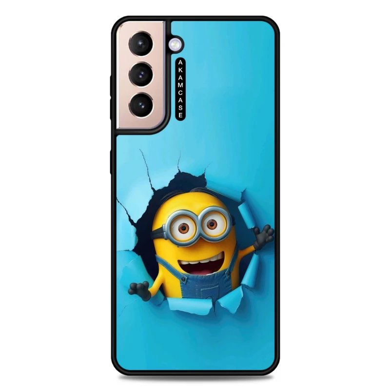 کاور آکام مدل AMC-WSGS21P-MINIONS2 مناسب برای گوشی موبایل سامسونگ Galaxy S21 Plus