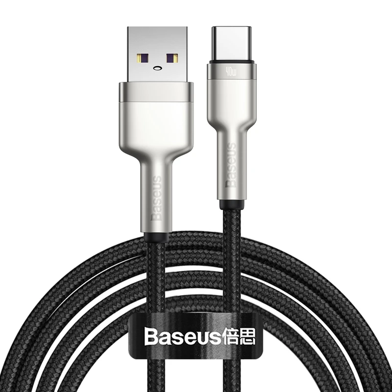 کابل تبدیل USB به USB-C باسئوس مدل METAL DATA طول 2 متر