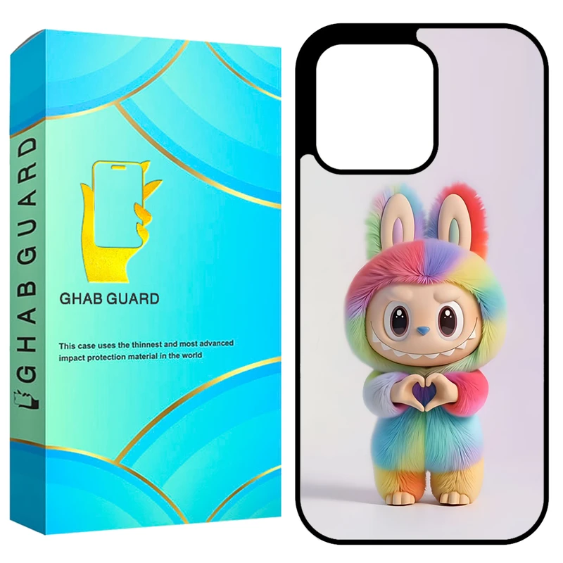 کاور قاب گارد طرح لبوبو مدل GCHP16P مناسب برای گوشی موبایل اپل iPhone 16 Pro