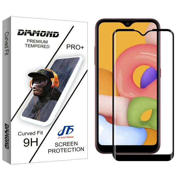 محافظ صفحه نمایش سرامیکی جی اف مدل Diamond glass مناسب برای گوشی موبایل سامسونگ Galaxy A01
