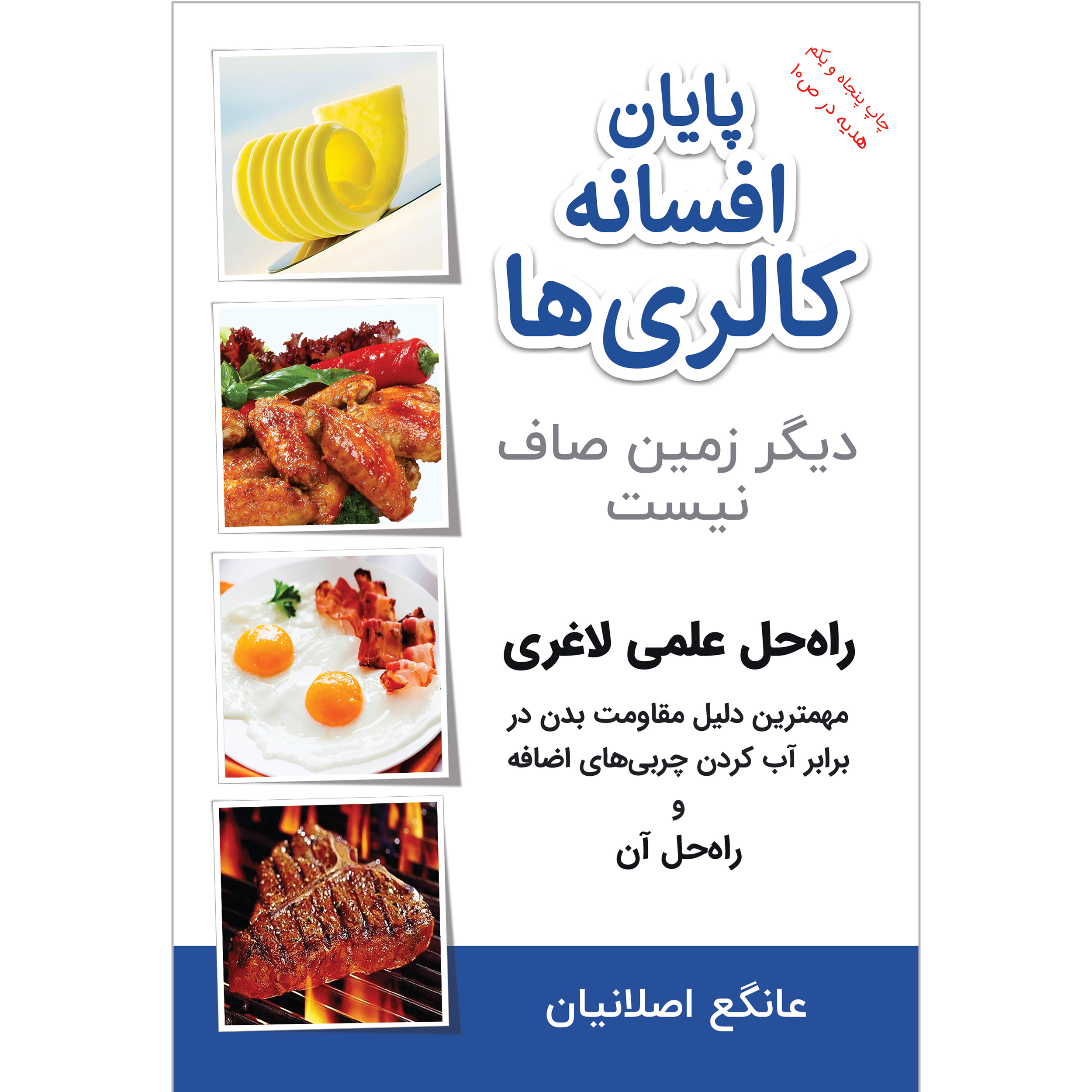 کتاب پایان افسانه کالری‌ها راه‌حل علمی لاغری اثر عانگع اصلانیان