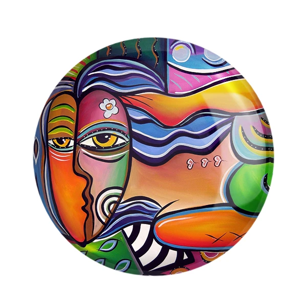 مگنت خندالو طرح نقاشی انتزاعی کد 5308