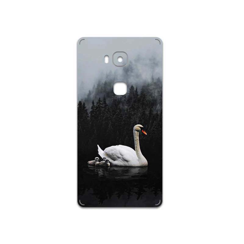 برچسب پوششی ماهوت مدل Swan Lake مناسب برای گوشی موبایل آنر 5X