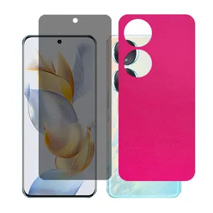 Glass together model privacy screen protector suitable for Honor 70 mobile phone with back cover sticker
