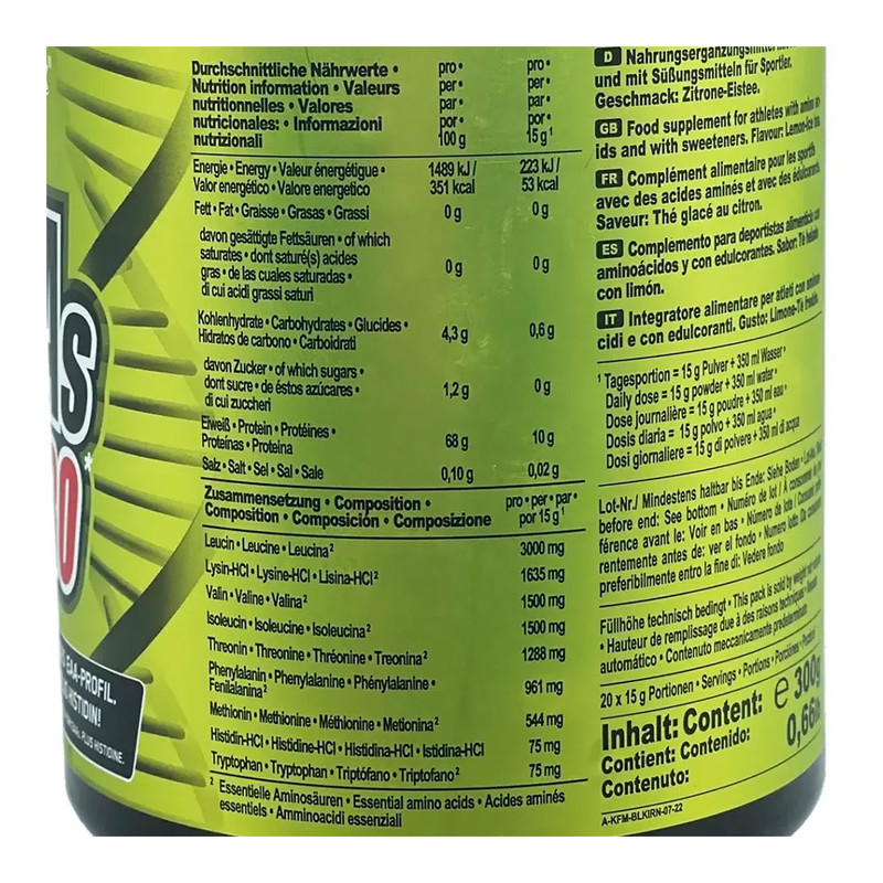 پودر آمینو EAA زیرو آیرون مکس - 300 گرم