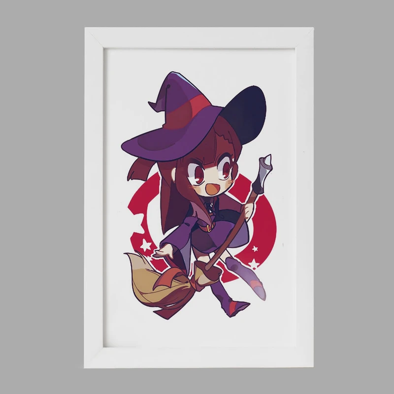 تابلو خندالو مدل اکو انیمه جادوگران کوچک Little Witch Academia  کد 22865