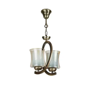 چراغ آویز دو شعله چشمه نور کد B2655/2