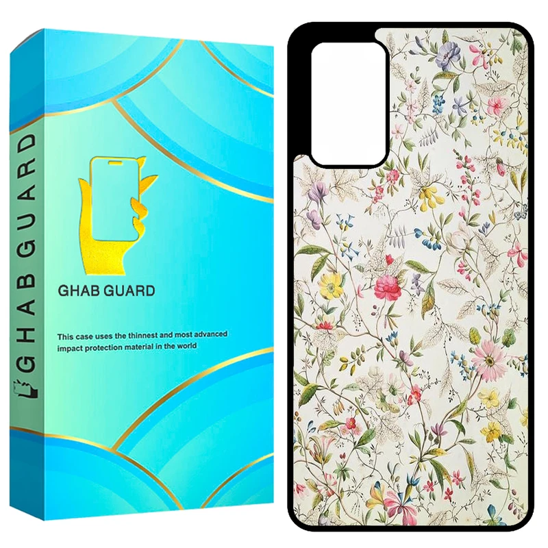 کاور قاب گارد طرح گل مدل GCHPA72 مناسب برای گوشی موبایل سامسونگ Galaxy A72 4G