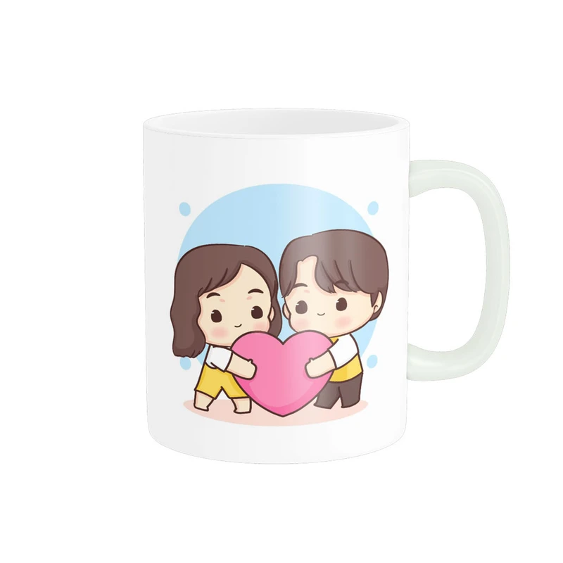 ماگ پادآفرین مدل عشق طرح قلب LOVE کد p6321