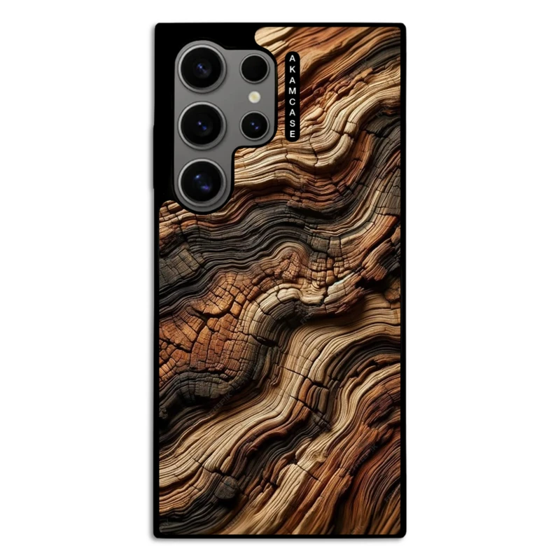 کاور آکام مدل AMC-WSGS24U-WOOD-19 مناسب برای گوشی موبایل سامسونگ Galaxy S24 Ultra