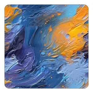 مگنت کاکتی طرح نقاشی رنگ روغن مدل mp70743