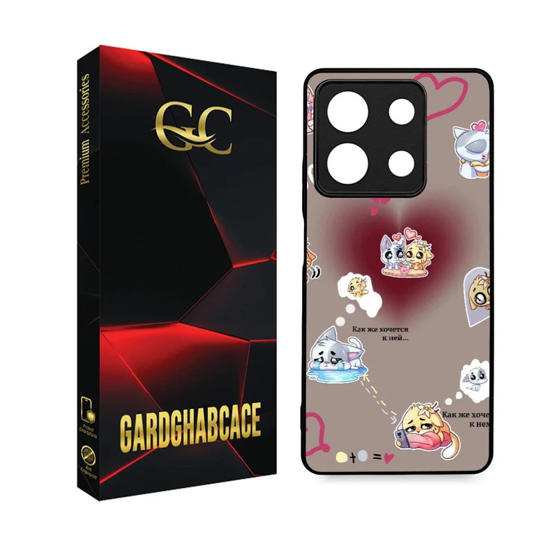 کاور گارد قاب کیس مدل دخترانه T مناسب برای گوشی موبایل شیائومی  Redmi Note 13 4G