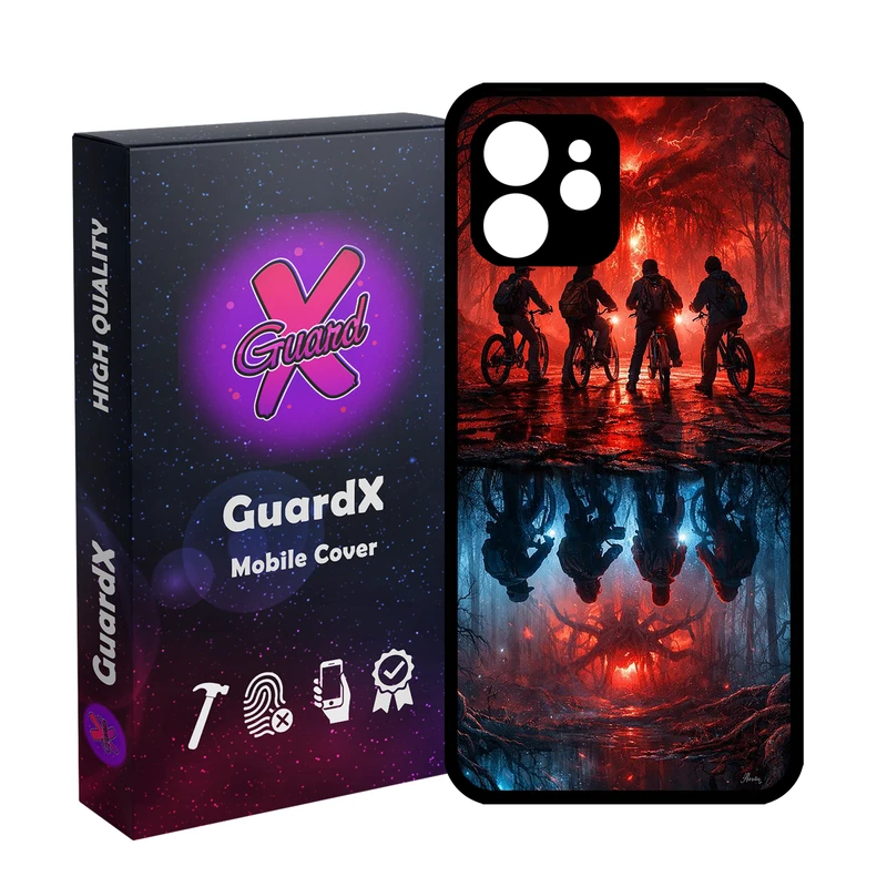 کاور گارد ایکس طرح Stranger Things مدل 10914 مناسب برای گوشی موبایل اپل iPhone 12