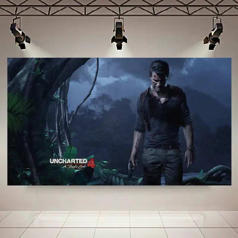 پوستر طرح Game مدل Uncharted 4 کد AR7850