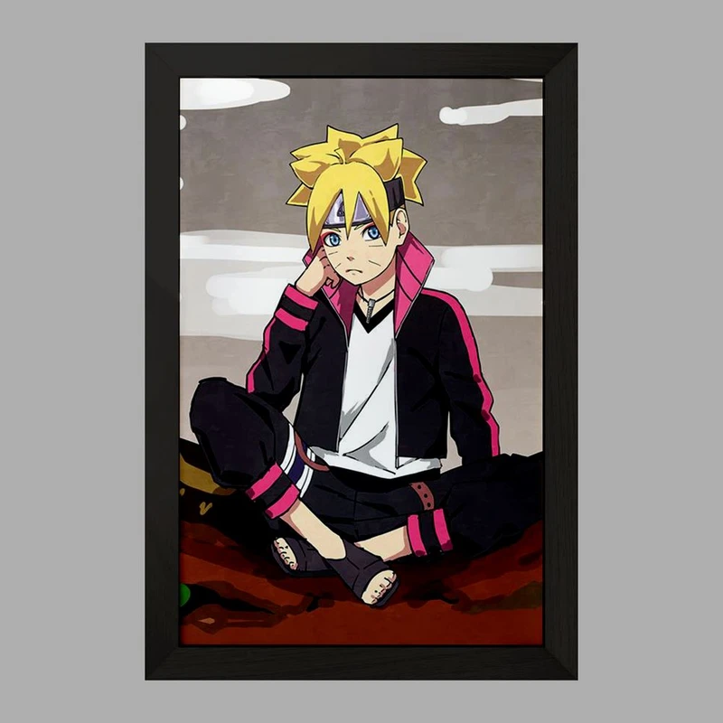تابلو خندالو مدل بوروتو اوزوماکی انیمه بوروتو Boruto  کد 15716